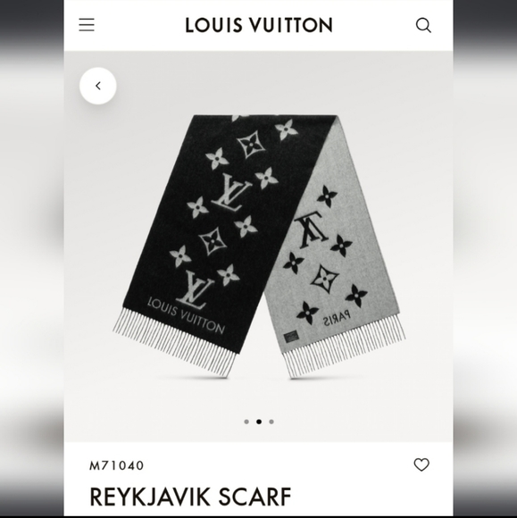 M71040 Louis Vuitton Reykjavik Scarf - Picture 5 of 5
